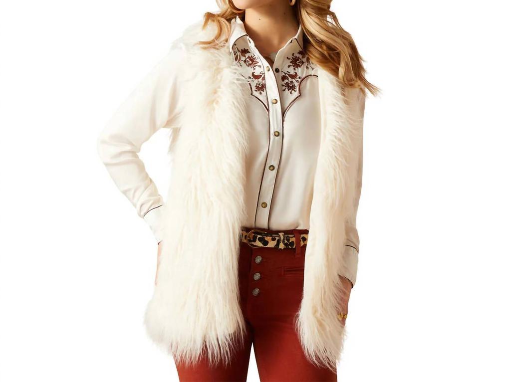 Ariat Ariat - Fae Faux Fur Vest