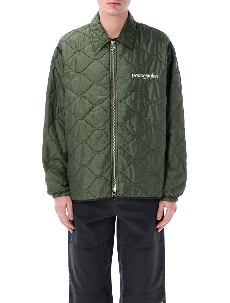 ジャケット・アウター OAMC Mark Logo-Patch Zipped Jacket OAMC RE:Work Zipped Peacemaker Jacket Black - Wrong Weather