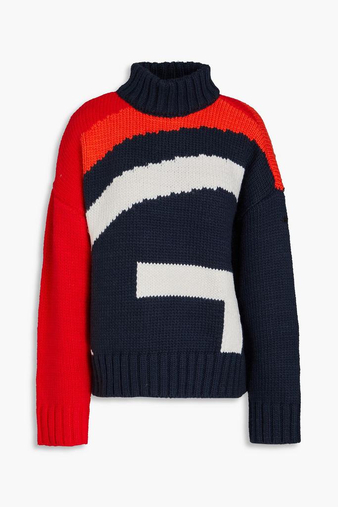 Goldbergh Gabby intarsia-knit turtleneck sweater