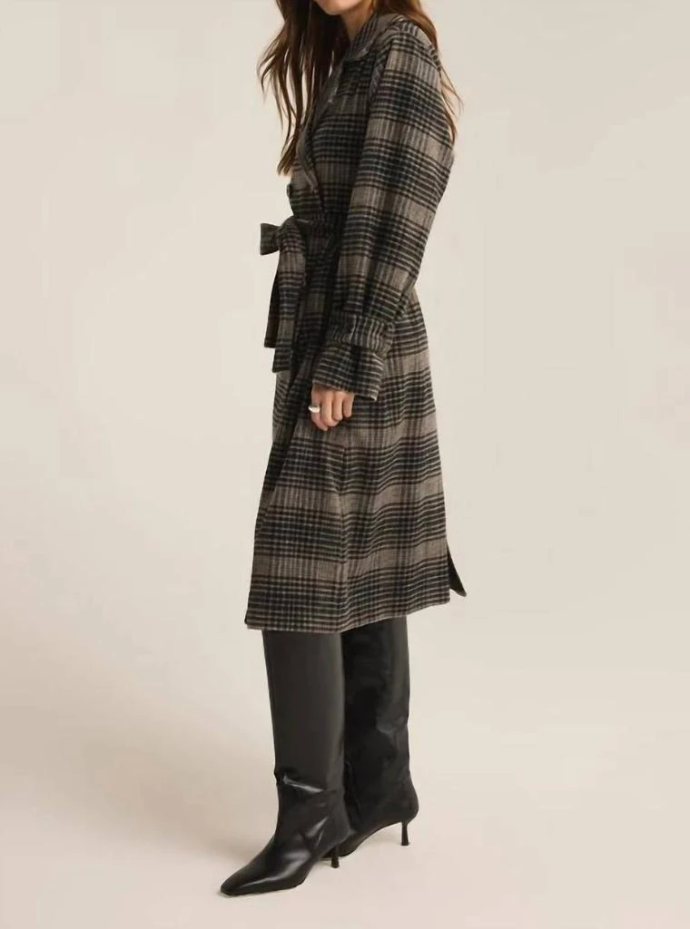 Z Supply Z Supply - Jackie Plaid Trench Coat 3