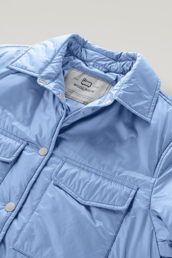 Woolrich Padded Overshirt in Recycled Pertex Quantum - Women - Blue