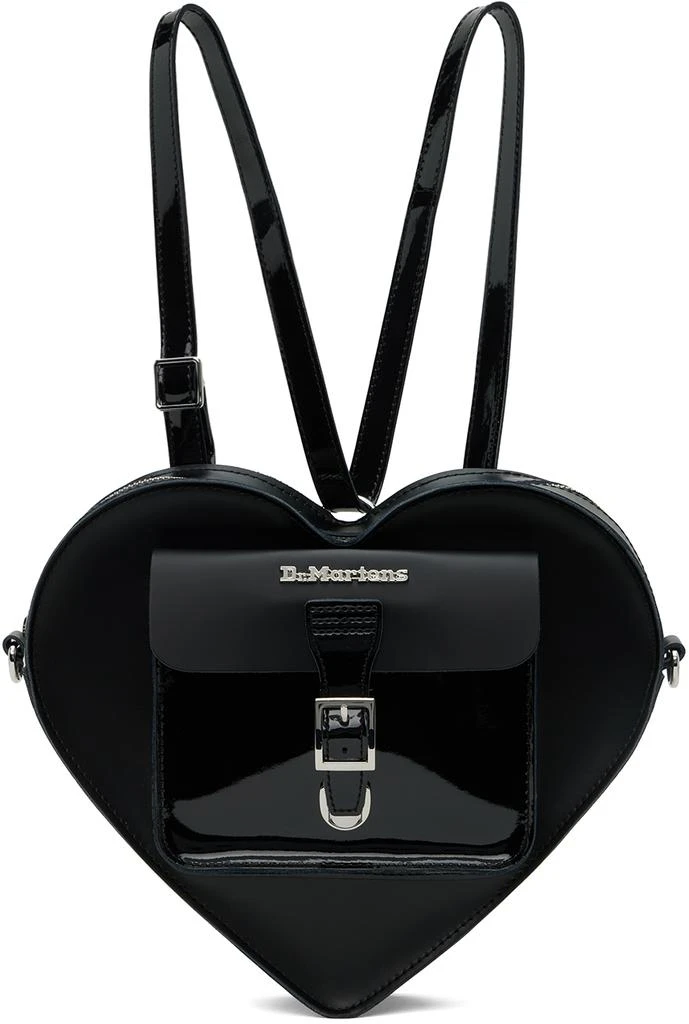 Dr. Martens Black Heart Shaped Leather Backpack 1