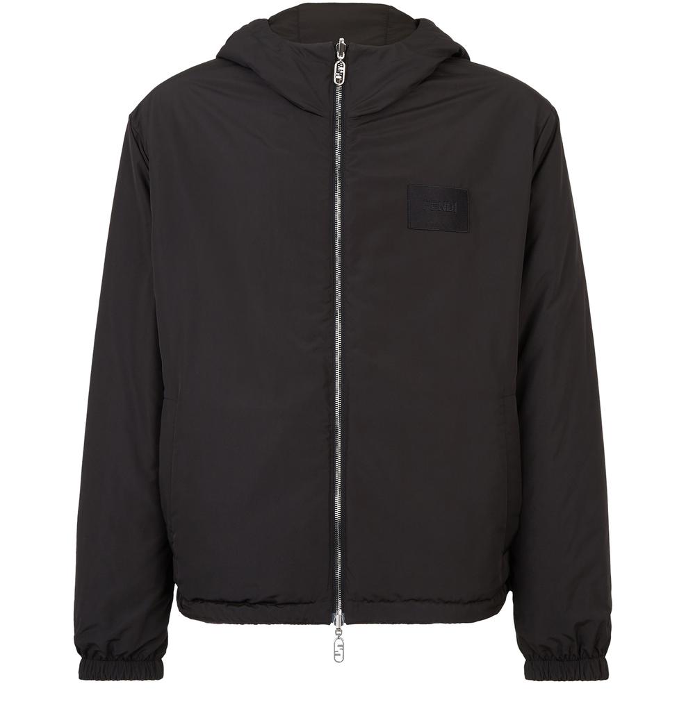 ブルゾン Fendi Cappuccino Polyester Windbreaker Blouson Fabric Brown | Fendi