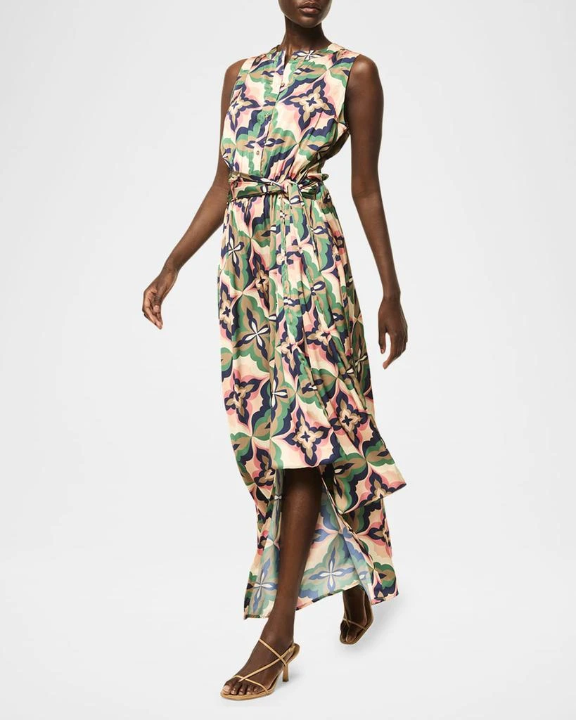 MISA Anabella Mosaic Tile Maxi Dress 2