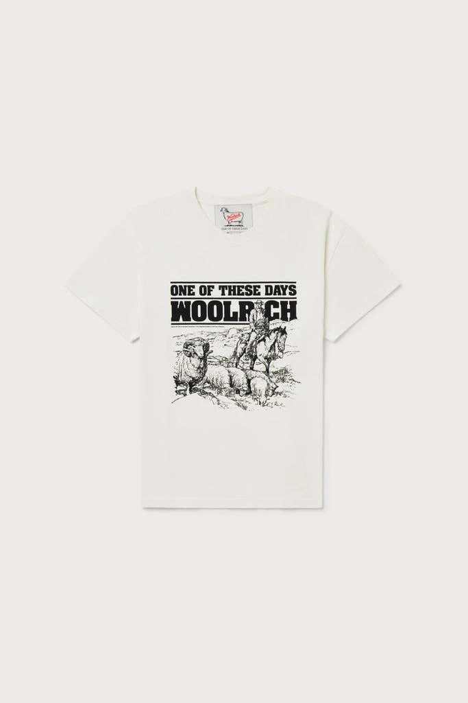 WOOLRICH T-shirt in Pure Cotton - One Of These Days / Woolrich - Men - White 5