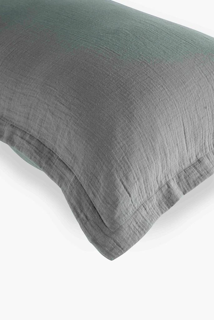 Christy Organic retreat relaxed feel 100% organic cotton king pillowcase pair 4