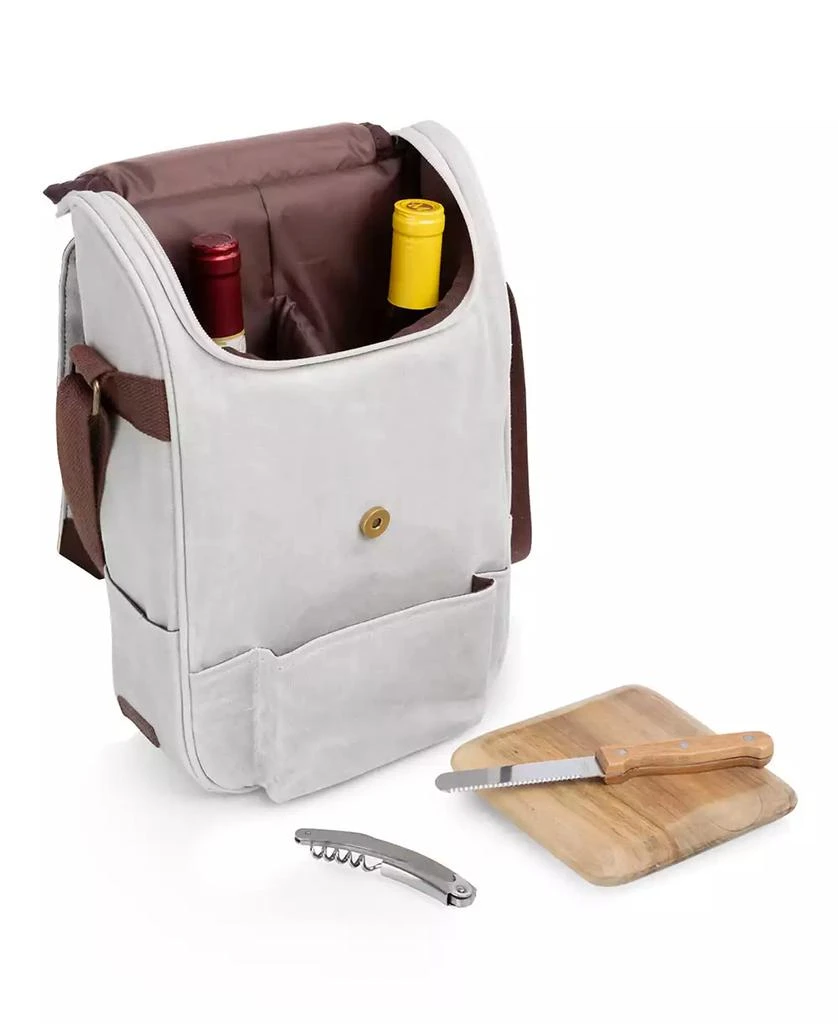 Legacy 2 Bottle Wine and Cheese Board Cooler Tote Bag Set 3