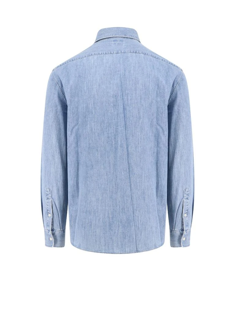 Brunello Cucinelli Brunello Cucinelli Long Sleeved Denim Shirt 2