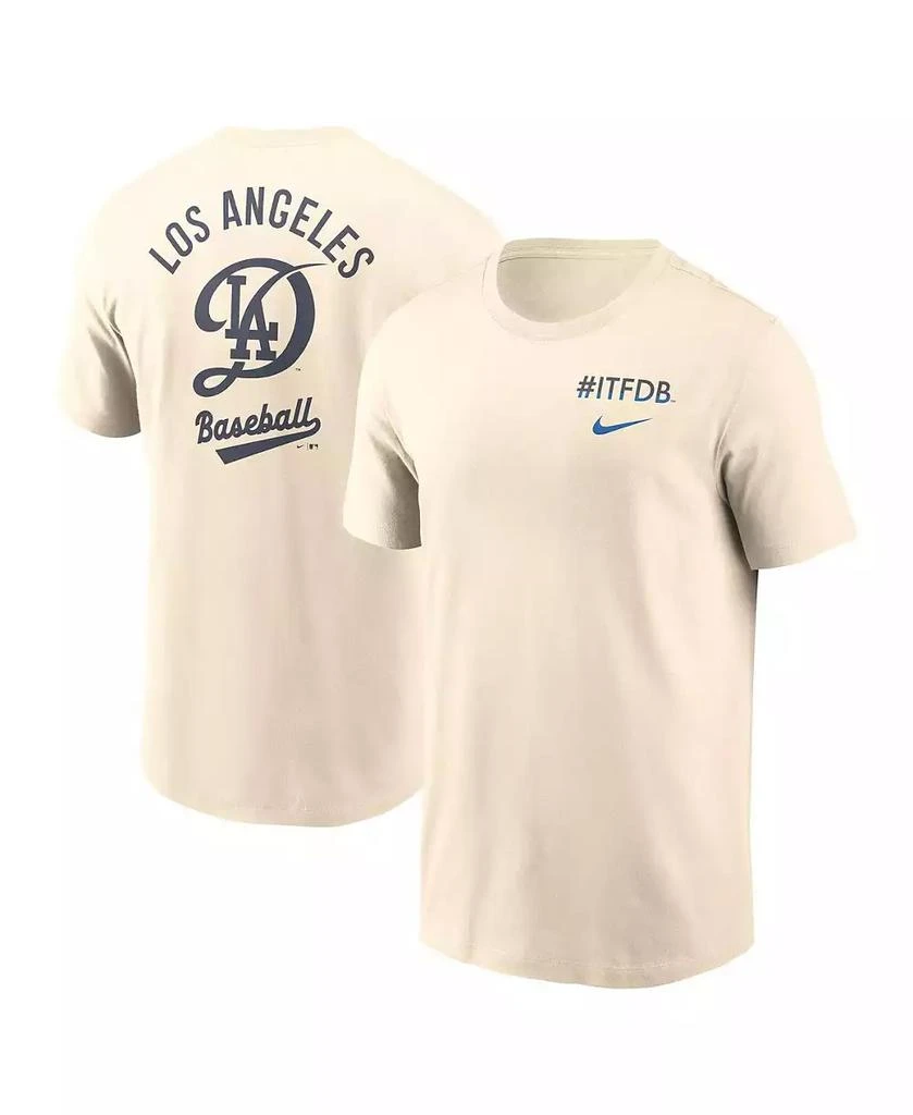 NIKE Men's Cream Los Angeles Dodgers 2025 City Connect T-Shirt