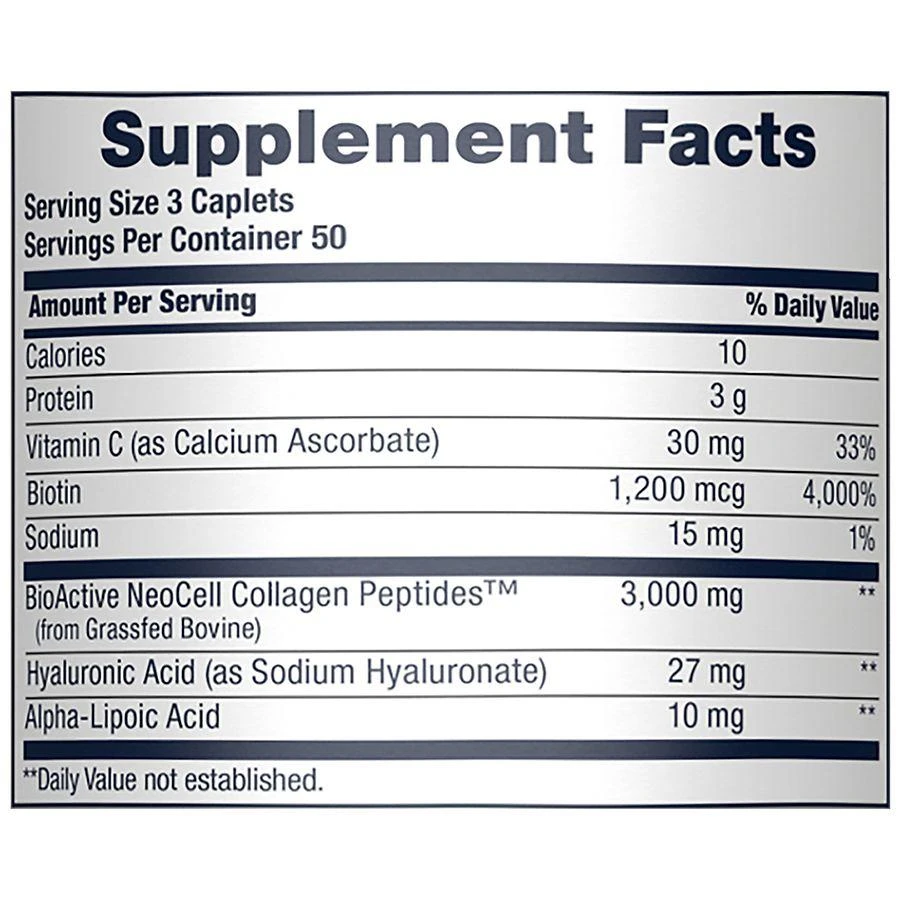 NeoCell Collagen Beauty Builder Radiant Skin + Strong Nails Caplets 6