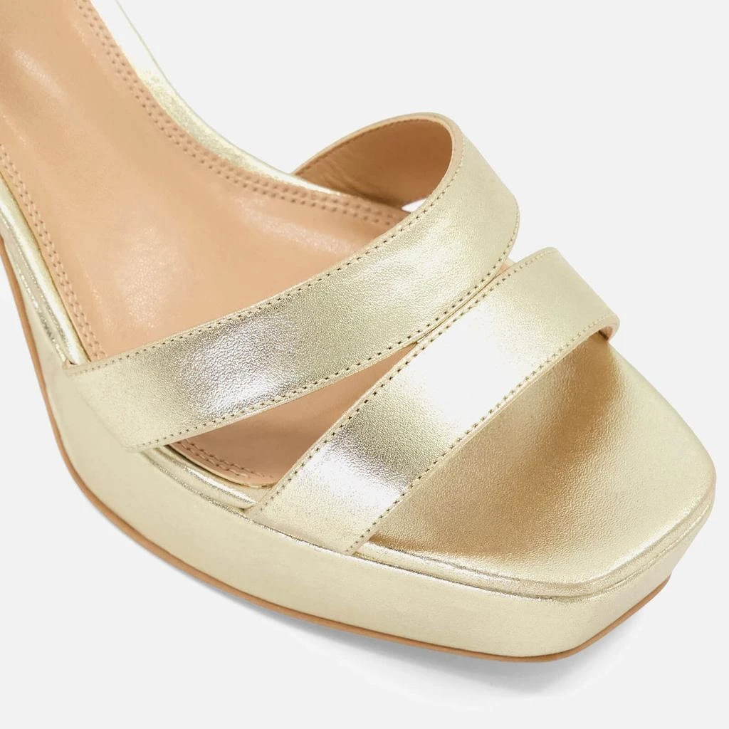 Dune Dune London Women's Molten Leather Mid-Platform Sandals 3