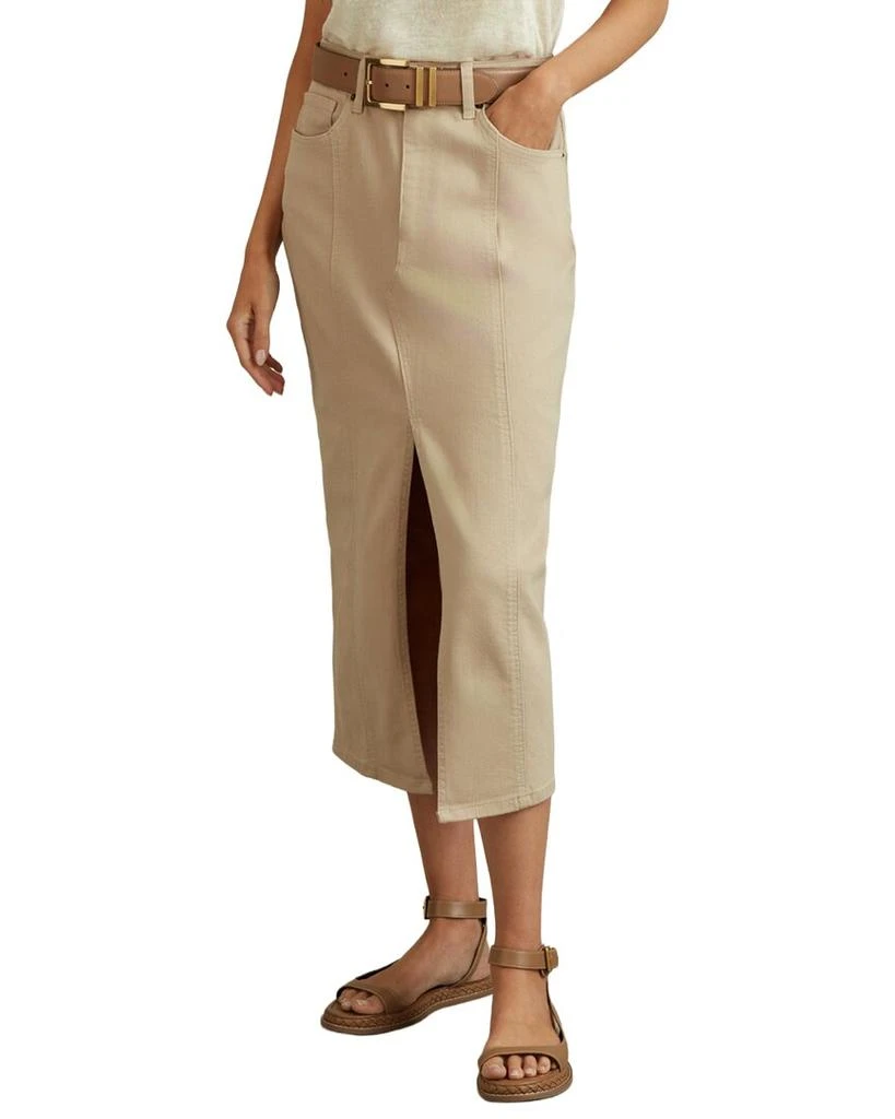 REISS Danica Denim Pencil Skirt