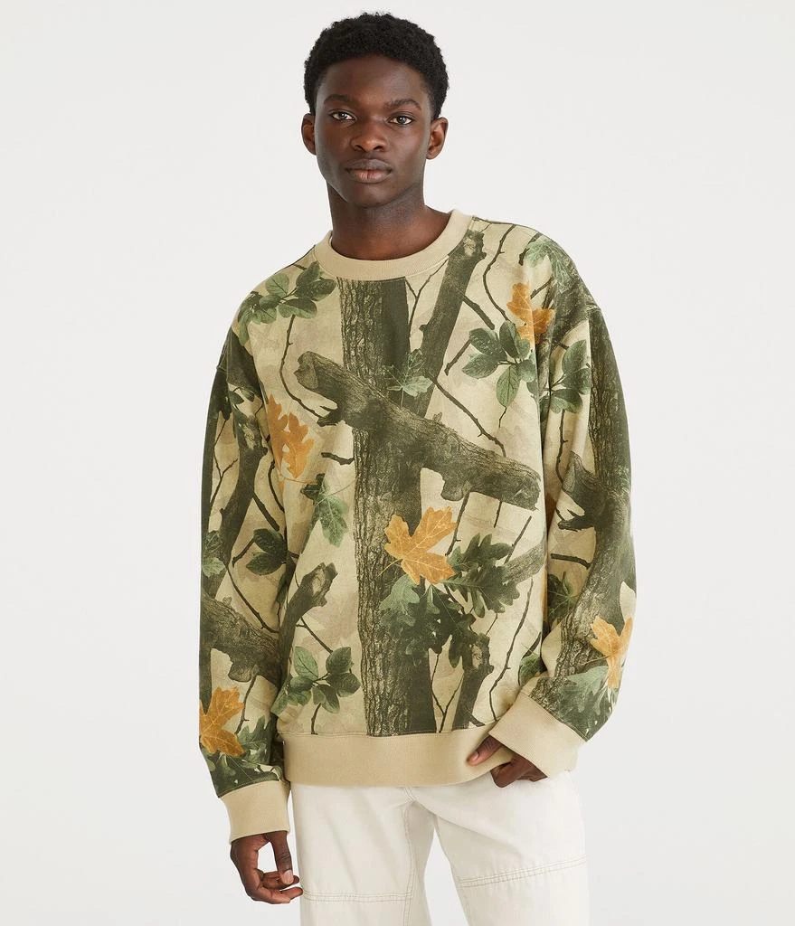 Aeropostale Forest Print Crew Sweatshirt 1