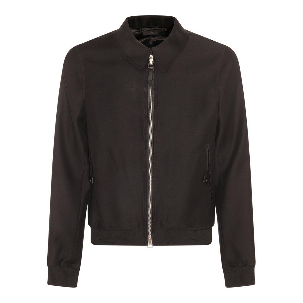 Tom Ford Tom Ford Poplin Zipped Shirt Jacket