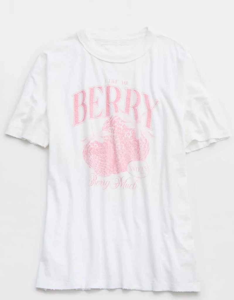 Aerie Aerie Oversized Crew Boyfriend T-Shirt 3