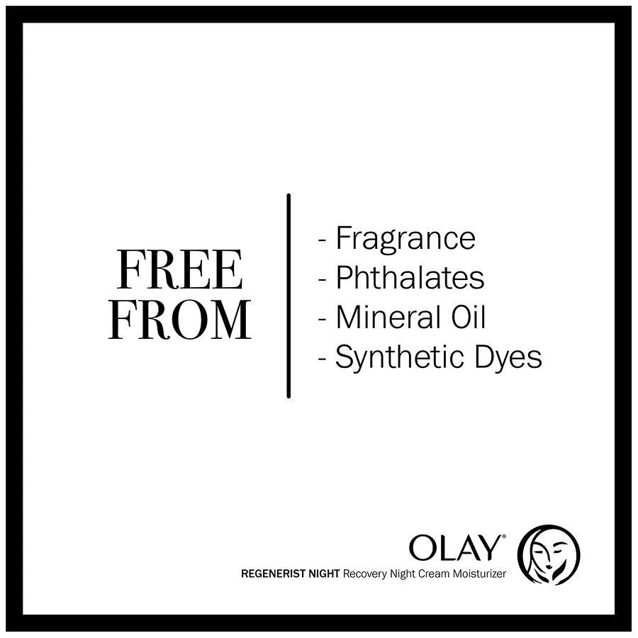 Olay Night Recovery Cream Face Moisturizer No scent 9