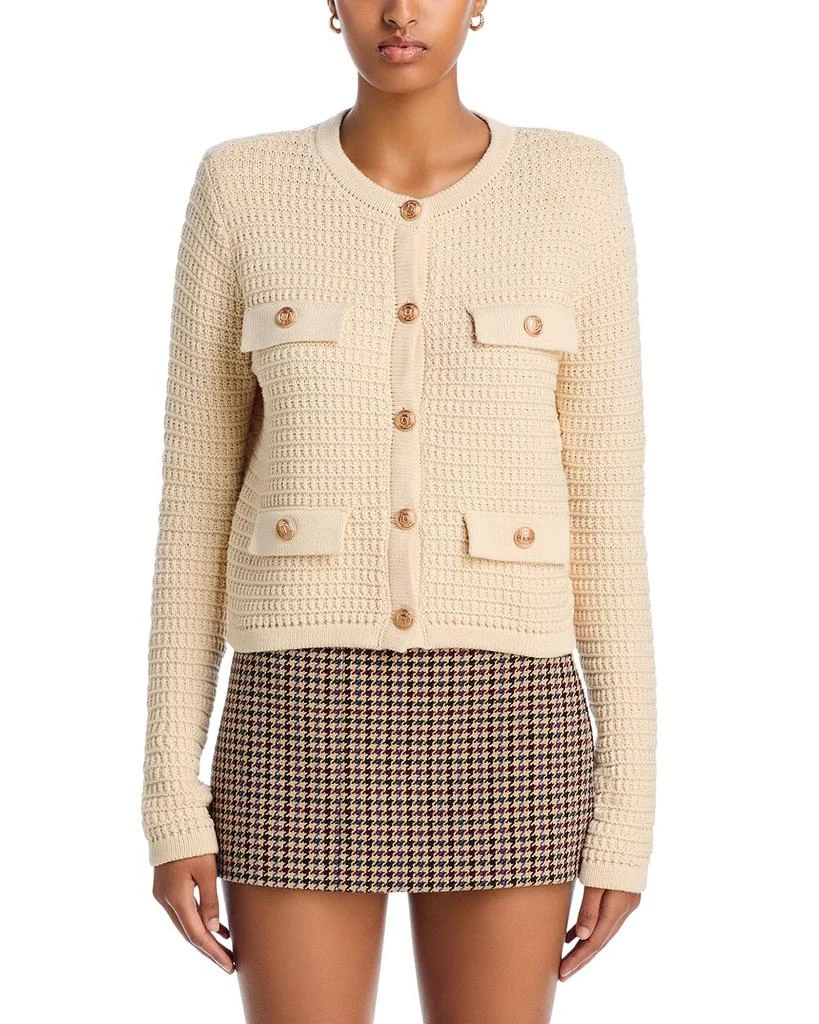 Blank NYC Crewneck Cardigan Sweater 6