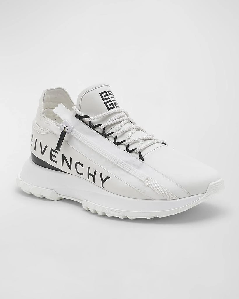Givenchy Men's Spectre Leather Side-Zip Runner Sneakers 2
