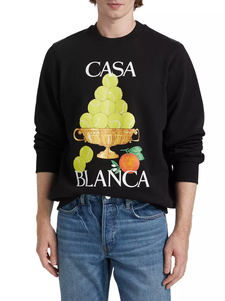 Casablanca L'Artiste Printed Crewneck Sweatshirt 3