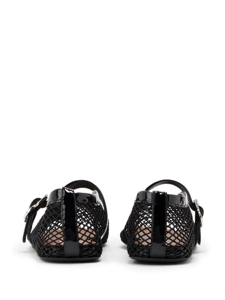 Alaïa Alaïa Ballet Flats In Fishnet Shoes 3