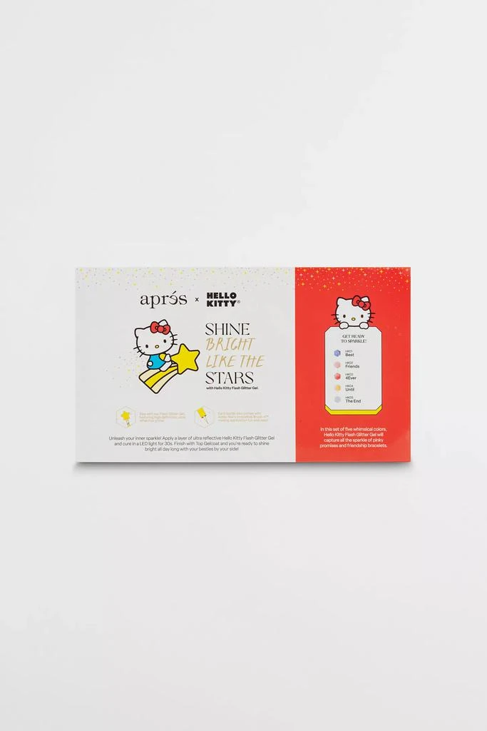 Aprés Nail Aprés Nail x Sanrio® Flash Glitter Gel Couleur Set 4