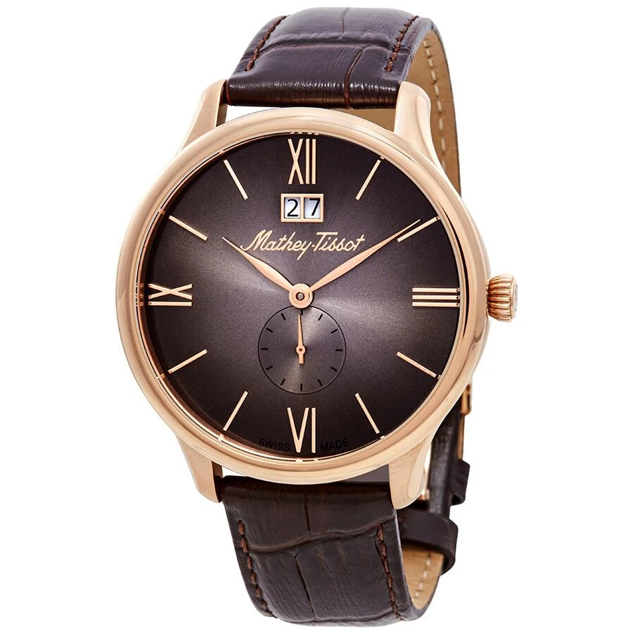 Mathey-Tissot Edmond Quartz Brown Dial Men's Watch H1886QPM 1