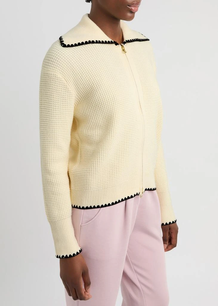 Varley Sibley waffle-knit jacket 2