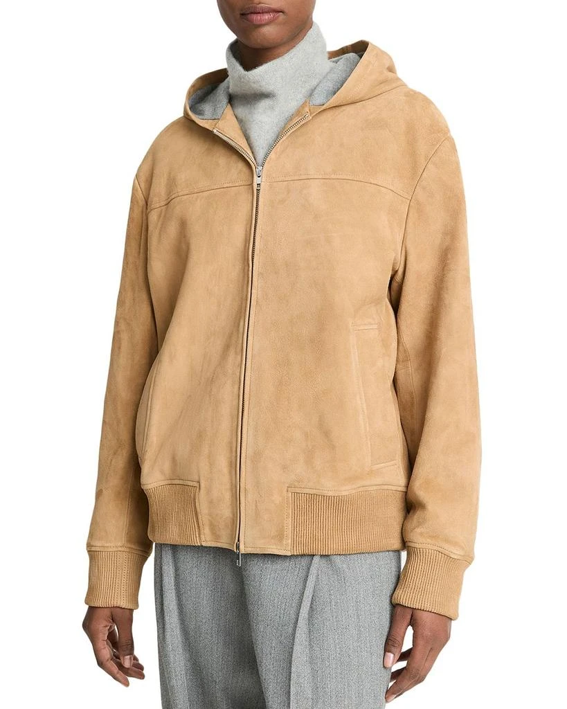 Vince Hooded Suede Jacket 4