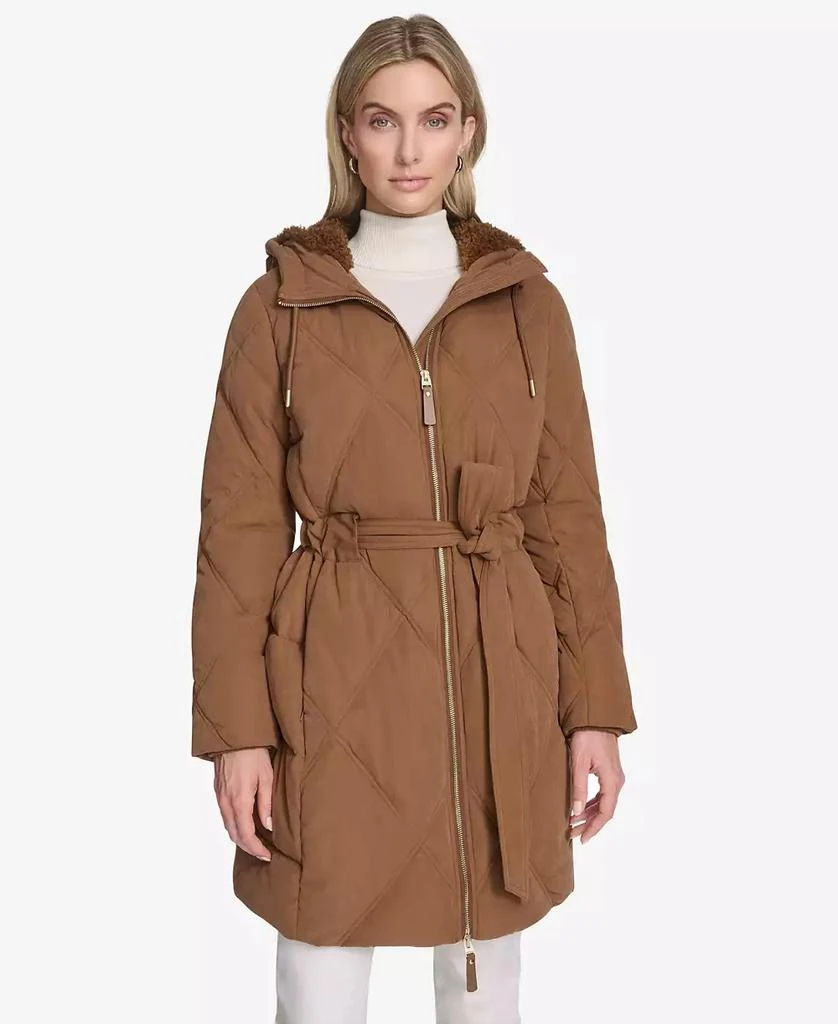 Andrew Marc Women
s Hollis Belted Parka