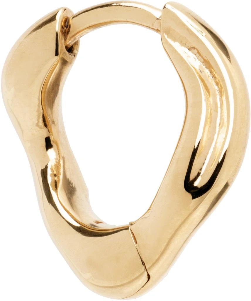 Maria Black Gold Anil 8mm Huggie Single Earring 2