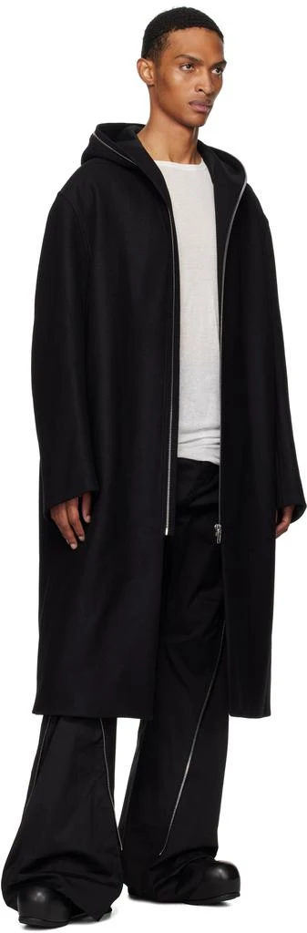 Rick Owens Black Concordians Mac Coat 4