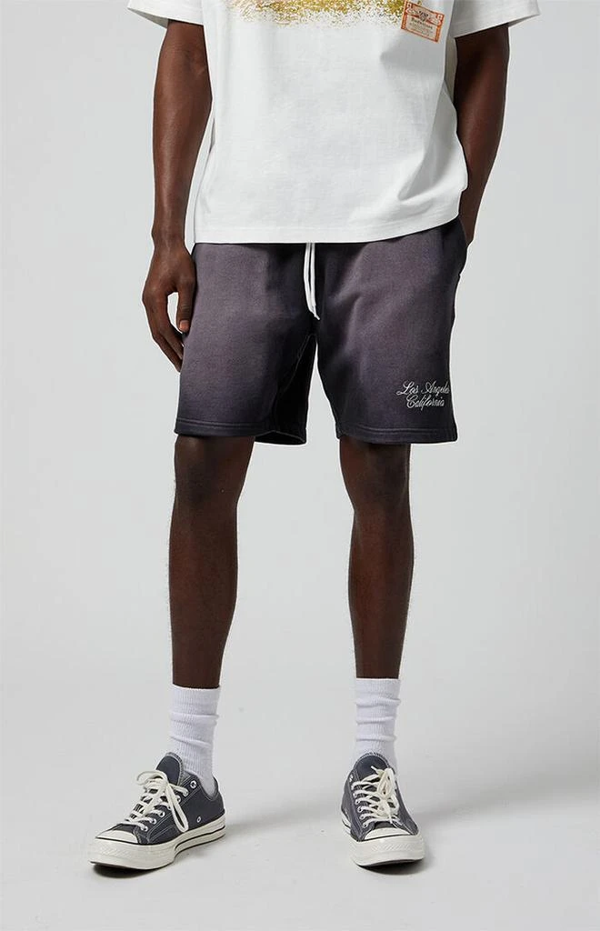 PacSun Black Potassium Fleece Volley Sweat Shorts 3