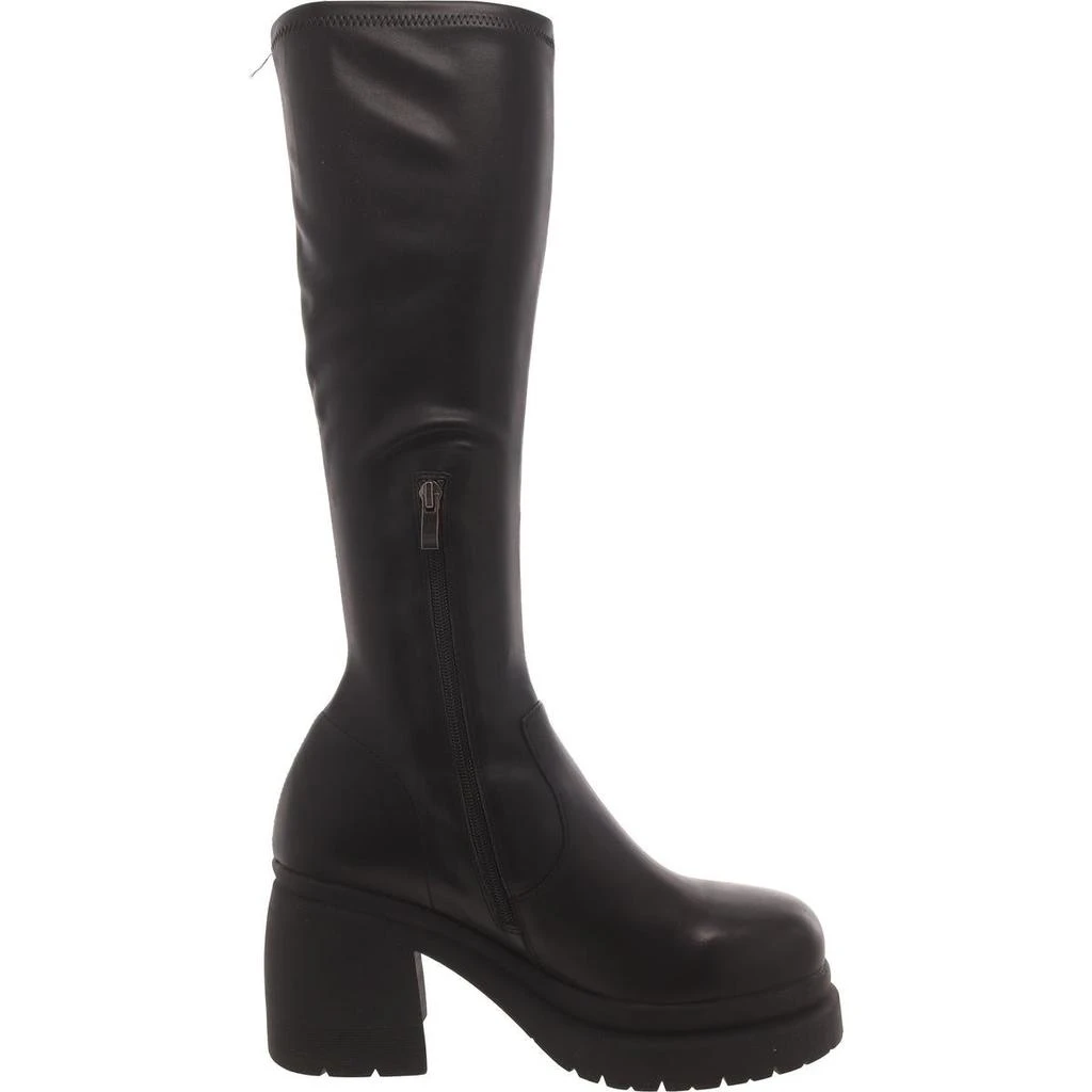 Steve Madden Linnie Womens Pull On Platforms Knee-High Boots 2