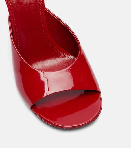 Dries Van Noten Patent leather wedge mules 5