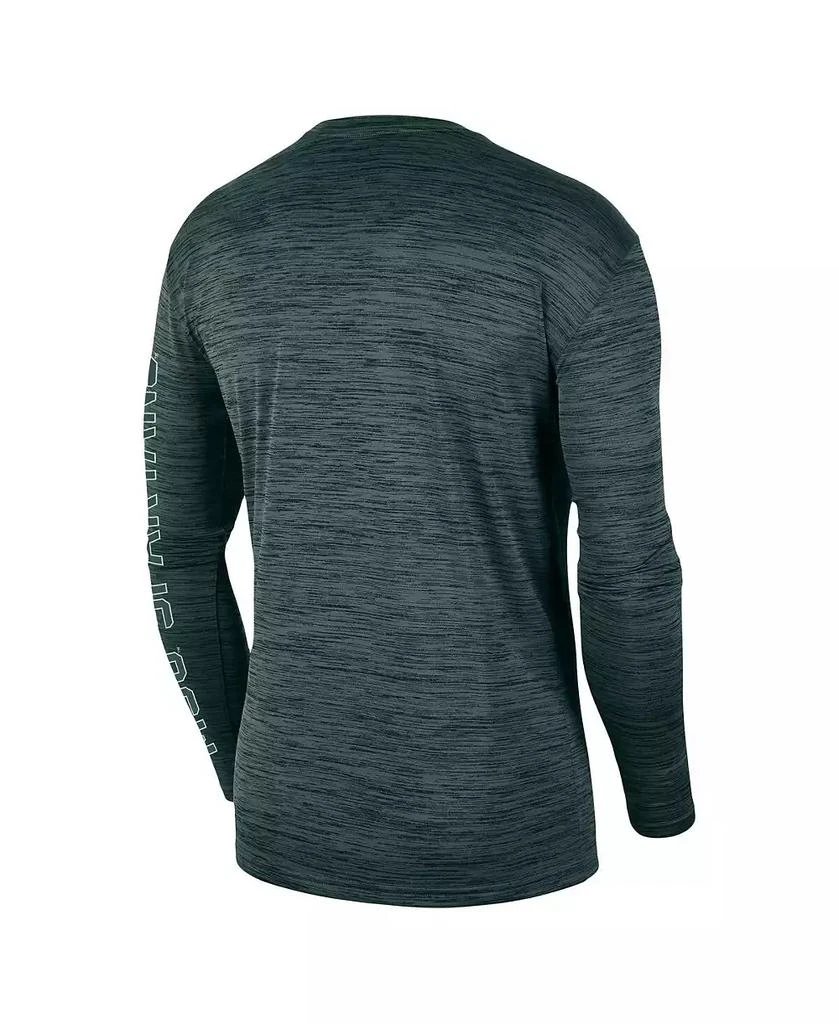 NIKE Men's Green Michigan State Spartans Velocity Legend Team Performance Long Sleeve T-shirt 3