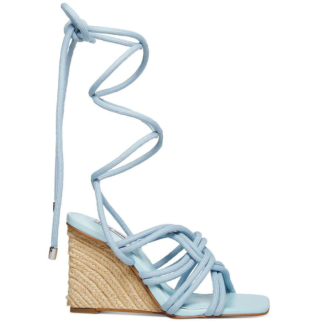 Steve Madden IDOLIZED Womens Square Toe Strappy Wedge Heels 2