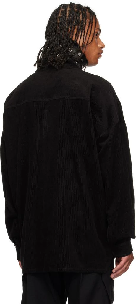 Rick Owens Black Concordians Jumbo Faun Shirt 3