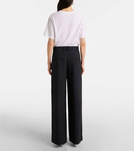 Isabel Marant Romina striped crêpe wide-leg pants 3