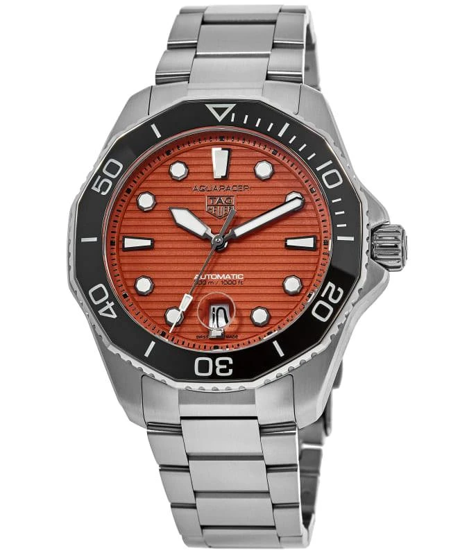 TAG Heuer Tag Heuer Aquaracer Professional 300 Orange Dial Steel Men's Watch WBP201F.BA0632 1