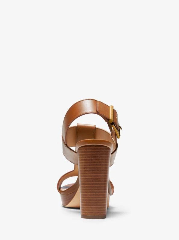 Michael Kors Becker Leather Platform Sandal 3