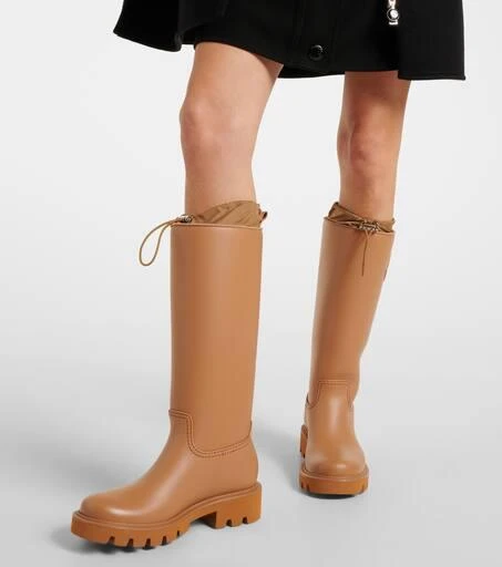 Moncler Kickstream knee-high rain boots 7