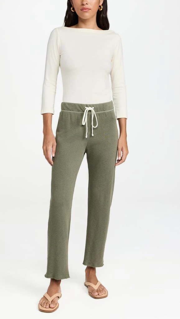 James Perse French Terry Cutoff Sweatpants 4