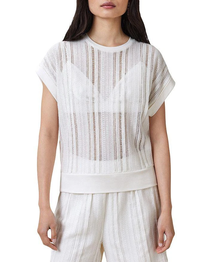 ALL SAINTS Giana Crochet Top 1