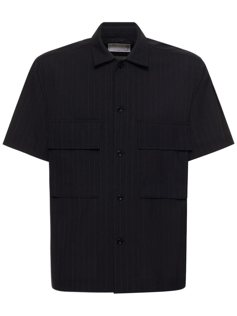 SACAI Chalk Striped Shirt