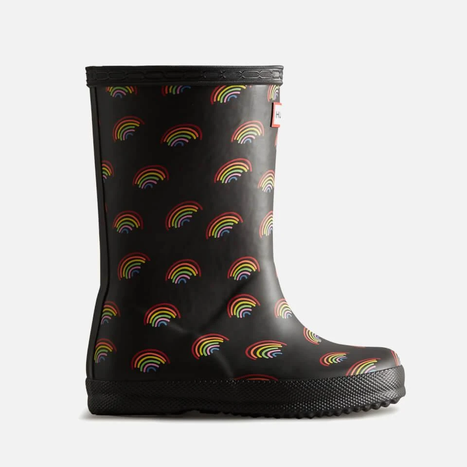 Hunter HUNTER CLASSIC RAINBOW-PRINT RUBBER WELLINGTON BOOTS 1