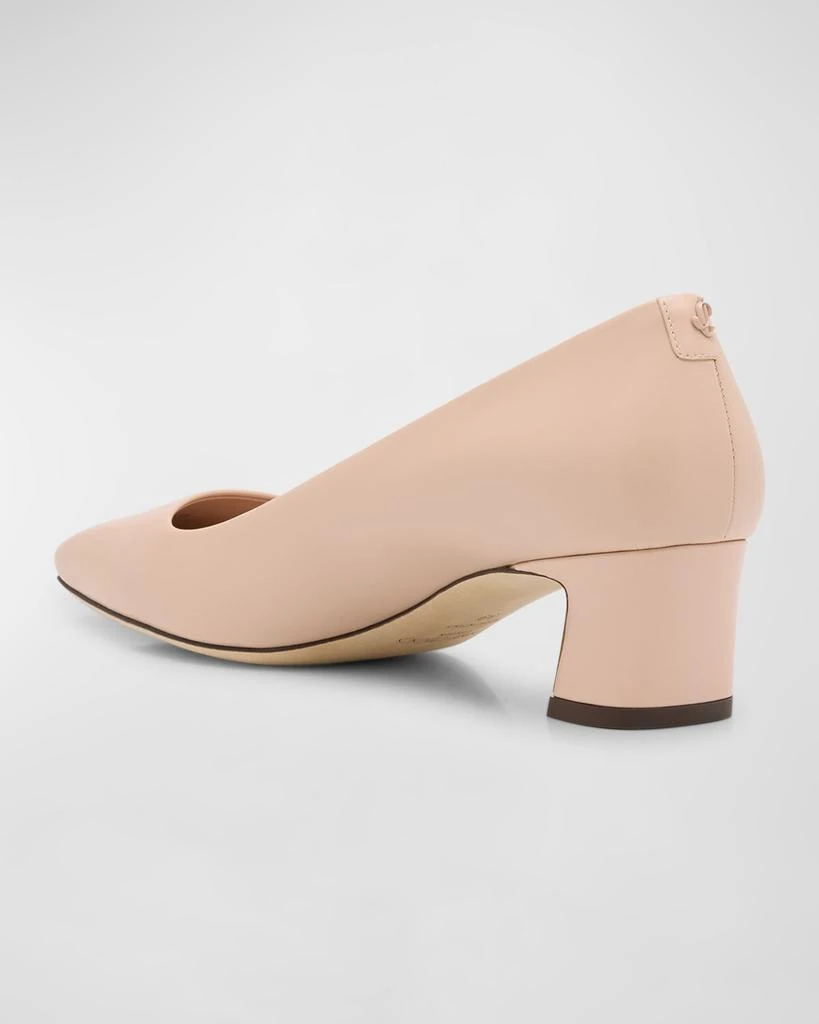 Jimmy Choo Winnie Leather Square-Toe Pumps 4