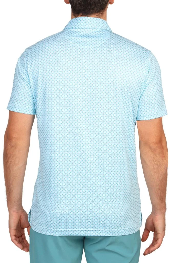 TailorByrd Floral Print Performance Polo 2