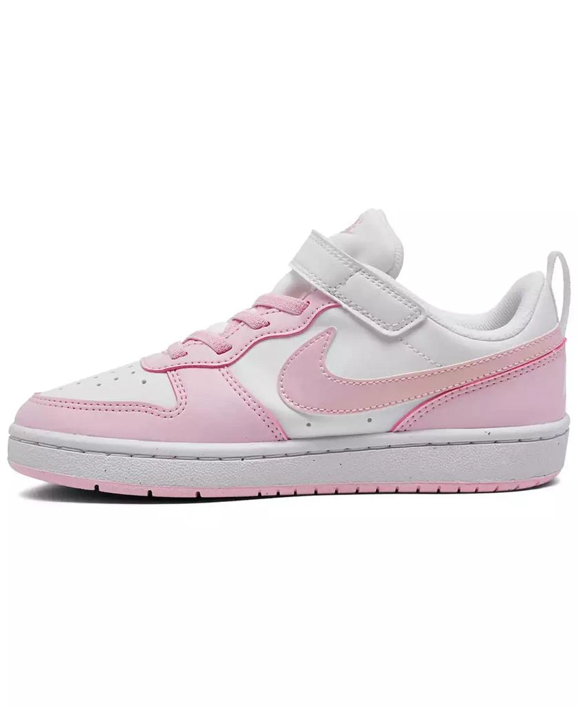 Nike Little Girls Court Borough Low Recraft Adjustable Strap Casual Sneakers from Finish Line 6