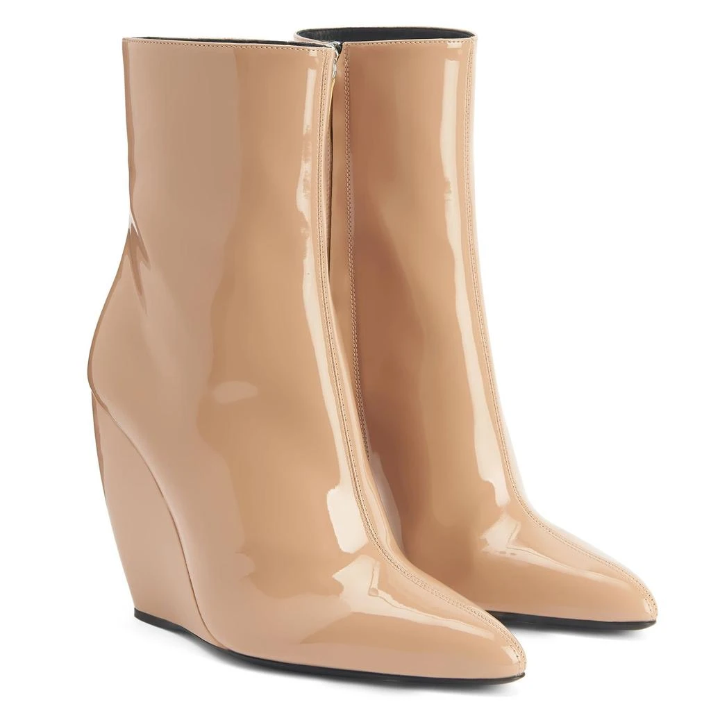 Giuseppe Zanotti Giuseppe Zanotti Tylde Patent Wedge Ankle Boots 3