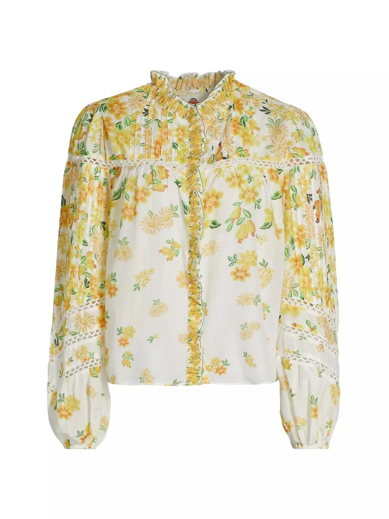 Farm Rio Azaleia Floral Cotton Blouse 1
